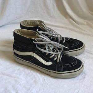 Black Hi-top Vans